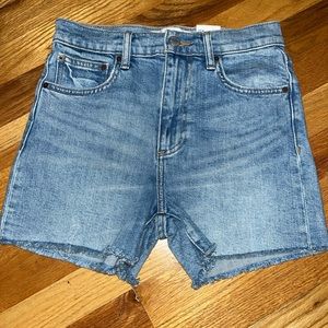 Aritizia Denim Forum The Romy Slim Short Light Wash